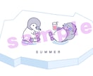 生き物たちをゆるかわに描きます グッズ用や観賞用など様々な用途に合わせて制作いたします イメージ2
