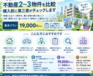 不動産2～3物件を比較｜購入前のチェックをします 2～3物件を比較し、違いと確認点を整理します イメージ1