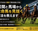 競馬の予想力を高める分析思考を教えます 人気ではなく根拠で馬を選ぶ方法 イメージ1