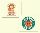 心くすぐる＊ちょっぴりレトロなロゴをお作りします 小さなお店や作家さんの“らしさ”を大切に。 イメージ1