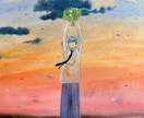 YouTubeサムネ一枚絵を優しい水彩で描きます 歌ってみたなどのイラストを絵本の1ページのように描きます イメージ5