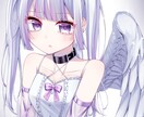 SNSのアイコンや歌ってみたサムネイル等描きます 可愛くてキラキラしたイラストが得意です！ イメージ2