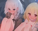 一次創作・二次創作★人物イラストの制作を承ります SNS用や動画などにも使えます！鑑賞用でもOKです！ イメージ2