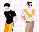 イラスト制作いたします アイコンやグッズ、TRPGの立ち絵などに イメージ6