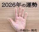 2026年の運勢を手相で鑑定します 主要4線から1年の運勢を丁寧に分析 イメージ1