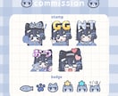 Twitchスタンプ･バッチ制作します アニメーションスタンプ対応◎VTuberさんを応援したい！ イメージ9