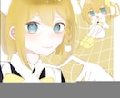 バストアップ＋ミニキャラ描きます 雰囲気に合わせてかわいく描きますOC・うちよそ歓迎しています イメージ5