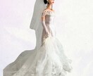 ウェディングドレスを人形用にお作りいたします ご自身の結婚式やプレゼントに。特別なドールをお作り致します イメージ7