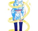 絵柄自在！？イラスト・デザイン全て受け付けます イメージに合わせ美大出身が描きます。ロゴなども受付てます。 イメージ6