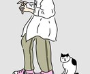ゆるゆるでシンプルな絵をかきます 女の子イラストが主です。シンプルに描きます。 イメージ1