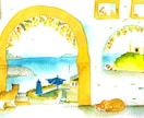 手描きで1枚1枚丁寧に、水彩で制作いたします ほんわか優しい水彩絵ー動物・人・風景画もー イメージ5