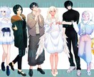 TRPG立ち絵・一枚絵・SDイラスト作成します TRPGで使用できるイラストを作成します！ イメージ1