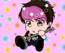 ミニキャラでアクキー・シール用のイラストを描きます アクキーやシール用の可愛いキャラを2～3等身で描きます！ イメージ5