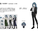 最短納期1週間：キャラクターを制作いたします ゲーム・TRPGなどのキャラクター立ち絵・差分を作成致します イメージ3