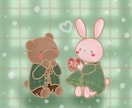 ゆるふわで優しい動物・ぬいぐるみ風キャラを描きます SNSアイコンやプレゼントにもおすすめです！ イメージ2