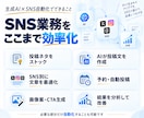 AIでSNS運用を自動化・仕組み化します 投稿作成から予約・分析まで仕組み化します イメージ3