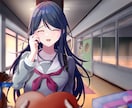 背景付きキャラクターイラスト作成します 背景付きのキャラクターイラストが欲しい人用 イメージ5