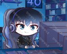 背景、ヴィネット風などのデフォルメキャラ制作します 立ち絵・ゲーム・グッズ制作用など イメージ9