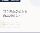 EC商品説明文を法令チェック込み48時間で作ります フォーム4問だけで買う理由が伝わる説明文が届きます イメージ1
