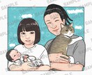 希望通りの似顔絵描きます 恋人、家族、友人へのプレゼントにも！ イメージ4