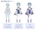Vtuber立ち絵制作いたします Live2D用キャラクターデザイン＆立ち絵/男性モデルも◎ イメージ5