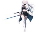 IRIAMや動画などで使える立ち絵を制作します ご依頼が初めての方でも大丈夫です、一緒に制作していきましょう イメージ4