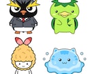 商用OK!ポップで可愛いキャラクターを描きます SNSのアイコンやお店のイメージキャラクターを作りませんか? イメージ4