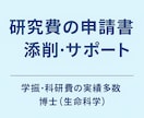 研究申請書の採択率UP！計画書を添削指導します 経験豊富な学振・科研費の採択経験者がアドバイスします！ イメージ2