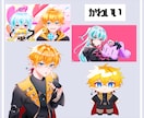 歌ってみた・MVイラストなどなど鮮やかに描きます 現役歌い手が、サムネやSNSのアイコンなどお手伝いします！ イメージ4