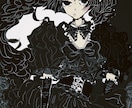 女の子の一枚絵描きます 主にゴシックロリータやロリータ、ゴスモチーフの女性 イメージ6