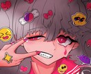 用途に合ったイラスト描きます 可愛かったり不穏なイラストが得意です イメージ6