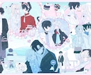 夢絵向けのイラストをお好みに合わせてお描きします 動作の指定やテーマの自由なリクエストにも対応可能です。 イメージ2