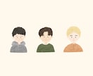 SNSアイコン描きます ほんわか優しい雰囲気に仕上げます イメージ2
