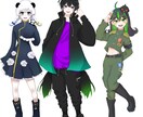 配信立ち絵描きます オリジナルキャラクターの立ち絵を制作 イメージ2