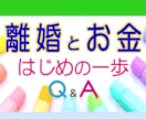 離婚とお金の疑問◆行政書士/FPが相談にのります 別居/養育費/婚姻費用/財産分与/住宅ローン/お金のこと イメージ1