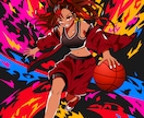 AdobeIllustratorでイラスト描きます 鮮やかな色彩とハッキリした線画で印象に残る一枚を制作します。 イメージ3