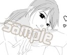 モノクロイラストを制作させていただきます ゆるふわ、可愛い白黒はいかがですか？˚✧₊ イメージ2