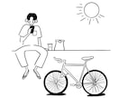 お洒落で韓国風な線画のイラストお描きします シンプルな線画で画面を一気にお洒落に演出いたします。 イメージ5