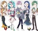 TRPG・Vtuber等◼︎胸上〜全身描きます 修正無制限！個性的なデザインを考えるのが好きです！ イメージ7