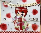 コラージュ色紙作成します オリジナルキャラクターや推し様を色紙いっぱいにデコります イメージ1