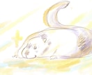愛しいペットちゃんのイラスト描きます 優しく温かいタッチで(*´ー｀*) イメージ1