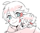 TRPG立ち絵、イラスト、アイコン作成承ります TRPGの立ち絵、1枚絵、アイコンなど！ イメージ3