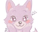 3日以内納品●手書き風動物キャラのアイコン描きます 手書き風可愛い動物キャライラスト描きます! イメージ2