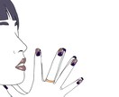 写真を元に、カラフルなおしゃれイラスト描きます ロゴ、ファッション、美容、化粧品向けイラスト イメージ6