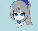 SNSなどのアイコンに使用出来るイラストを描きます クオリティは周りより低いがお値段がとても安い イメージ1