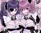 地雷系୨୧・量産型໒꒱・萌え系♡の1枚絵描きます SNSアイコン、動画用サムネイルなど用途に合わせて承ります！ イメージ1