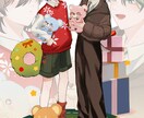 キャライラスト描きます 中性的なキャラクターが得意です！ イメージ3