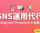 AIでSNS運用を丸ごと代行します 月3万円〜投稿企画から分析レポートまで全部お任せ イメージ1