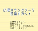 心理カウンセラーの目指し方指導します 心理カウンセラーの資格の取り方、目指し方指導します(^^) イメージ1