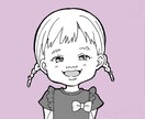 マンガ風の似顔絵作成します お試し価格！モノクロ人物+単色背景で作成。 イメージ4